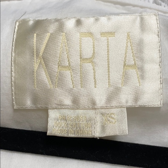 - Karta Mini Dress, 100% cotton with Lace. Sz Xsm - Picture 5 of 8